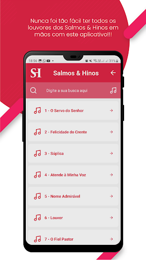 Salmos & Hinos Screenshot 3