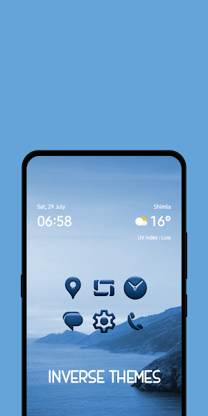 Blue Blend Icon Pack Screenshot 0