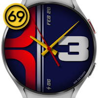 [69D] Race   analog watch face