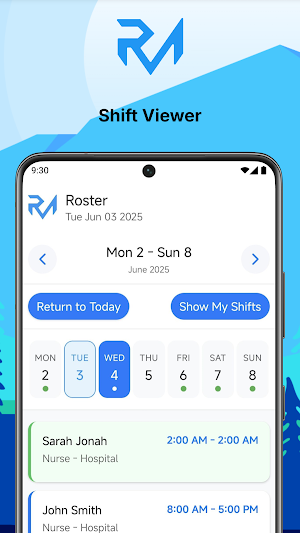 RosterMate Screenshot 2