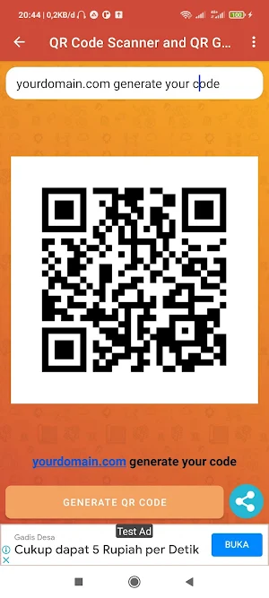 QR Code Scanner & Generator Screenshot 1