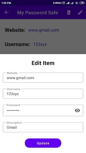 My Password Safe Screenshot 3