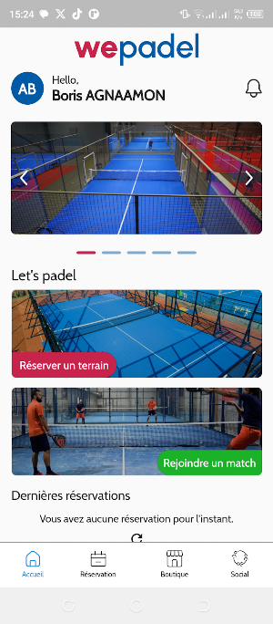 WePadel, Abidjan Screenshot 3
