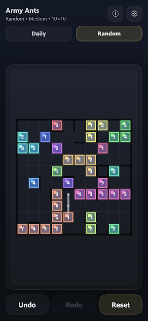 Army Ants - Trail Logic Puzzle Screenshot 2