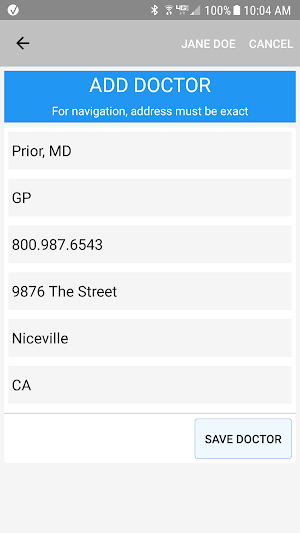 Senior Medical Record Screenshot 1