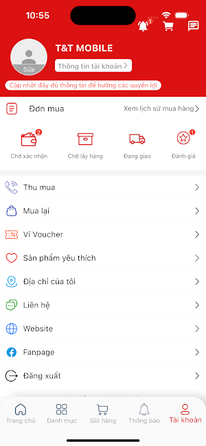 T&T Mobile Screenshot 2