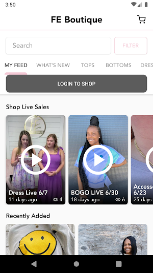 FE Boutique Screenshot 1
