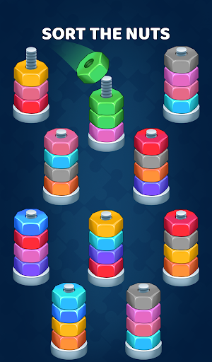 Nuts & Bolts: Screw Sorting 3D Screenshot 2