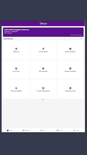 UNISON Conferences Screenshot 3