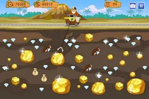Gold Miner World Tour: Gold Rush Puzzle RPG Game Screenshot 0