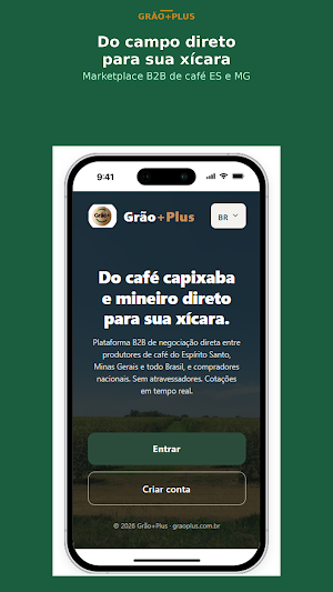 Grão+Plus: Café e Commodities Screenshot 0