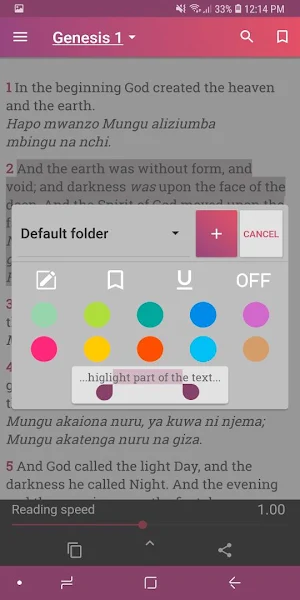 English Swahili Bible, KJV - Biblia Takatifu Screenshot 2