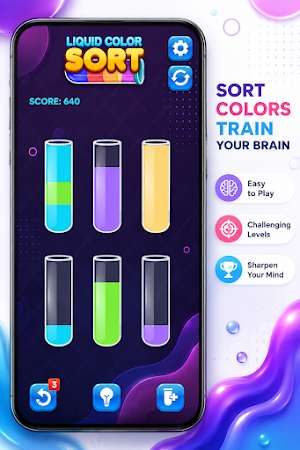 Liquid Color Sort Screenshot 2