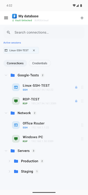 BURSU Connection Manager Screenshot 1