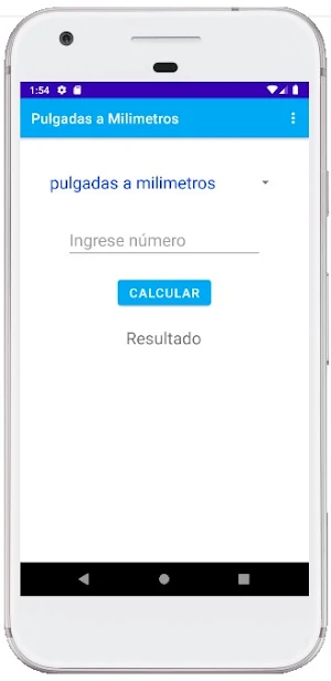 Convertidor Pulgadas a Milimetros Screenshot 2