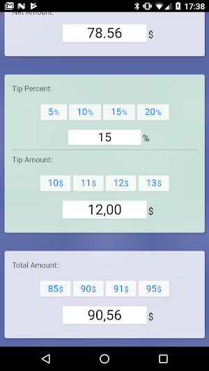 Tip Calc Screenshot 2