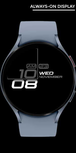 Nighty Digital 04 - watch face Screenshot 2