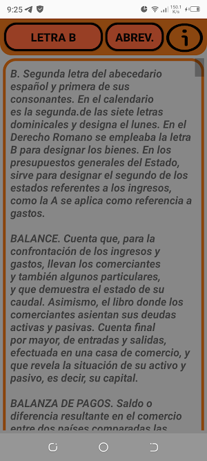 Diccionario Juridico Legal Screenshot 1