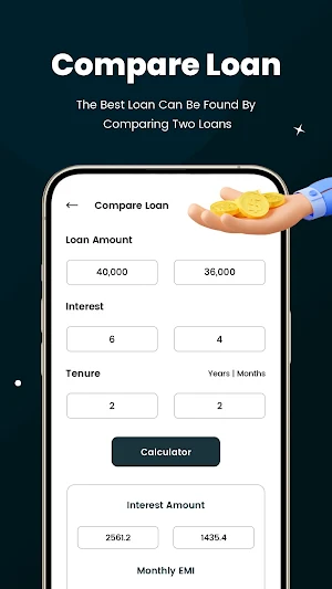 Easy EMI Loan Calculator Screenshot 2