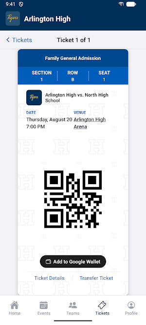Arlington High Athletics Screenshot 2