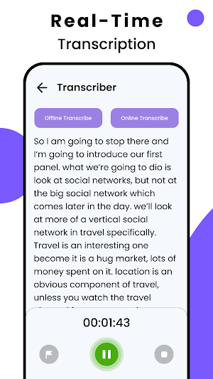 AI Speech to text: Transcribe Screenshot 2