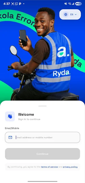 Ryda Uganda Driver Screenshot 3