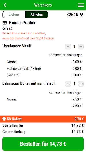 Halko Döner Bad Oeynhausen Screenshot 1