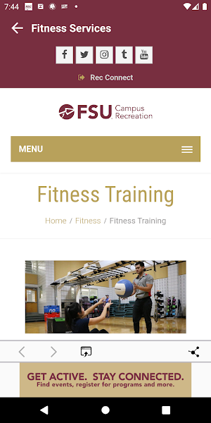 FSU Campus Recreation Screenshot 1