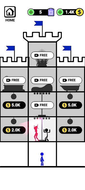 Stick Hero - Tower Fight Screenshot 2