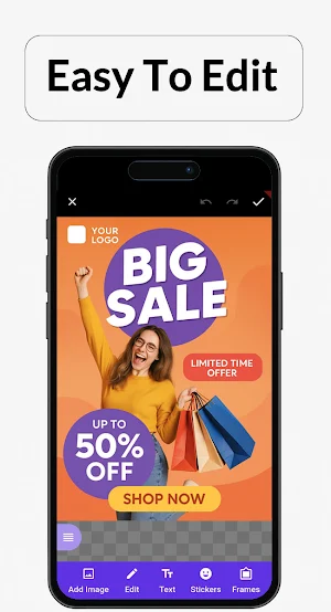 Flex Banner Maker - HD Screenshot 1