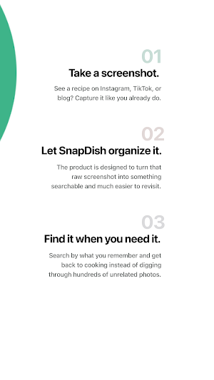 SnapDish - recipe library Screenshot 2