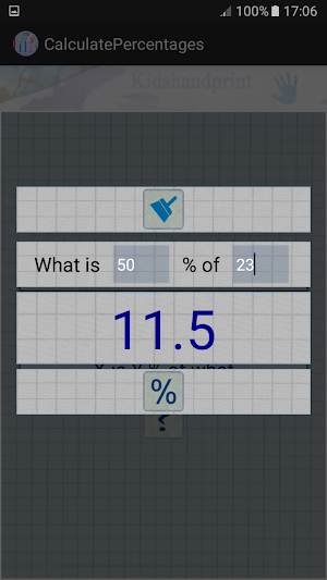 Calculate Percentages Screenshot 1