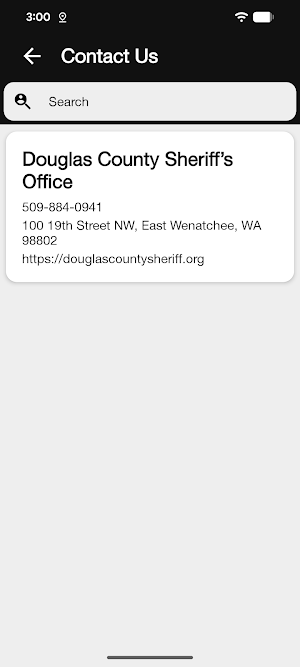 Douglas County Sheriff WA Screenshot 1