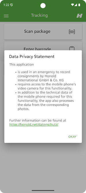 Honold Emergency App Screenshot 0