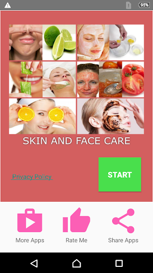 Facial skin care - acne, blackheads, wrinkles Screenshot 0