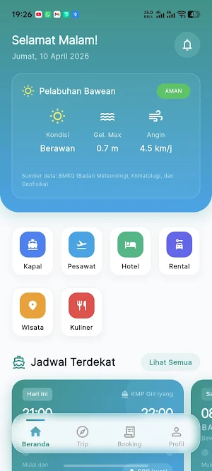 BaweanTrip - Tiket & Tour Screenshot 3