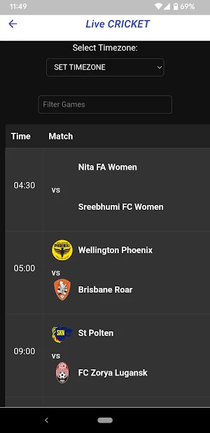 Live Cricket TV HD Streaming Screenshot 2