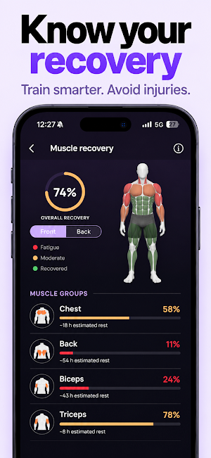 Nuvana: Gym & Workout Tracker Screenshot 3