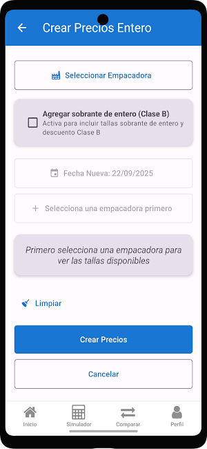 Precios Camaron Ecuador Screenshot 3