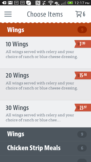 Blazer's Hot Wings Lexington Screenshot 2