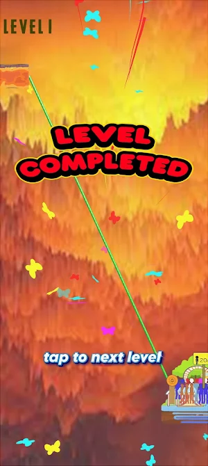 Rope Climb Volcano Adventure Screenshot 0