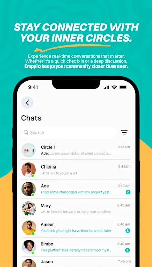 Circles Health App Screenshot 1