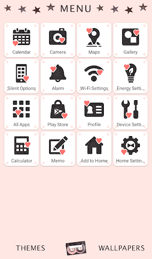 Nostalgic Wallpaper Sweet Music Theme Screenshot 1