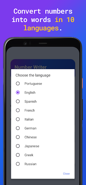 Numbers in Words Screenshot 2