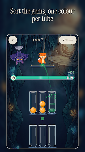 Fox Rescue: Gem Puzzle Screenshot 1
