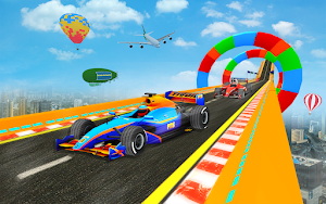 Formula Car Stunts Drive Game Screenshot 0