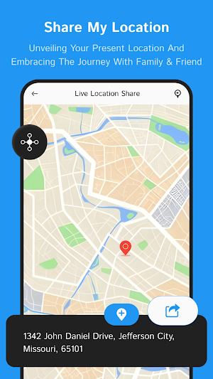 GPS Live Location Share Screenshot 1