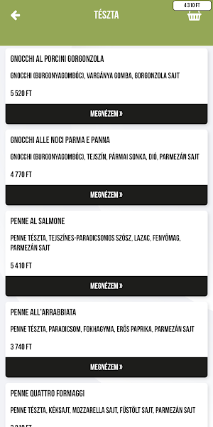 Pistacchio Olasz Étterem Screenshot 3