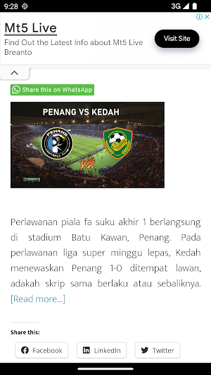 Malaysia Super League Screenshot 2