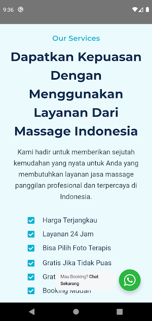 Massage Panggilan 24 Jam Screenshot 3